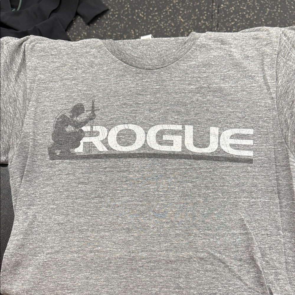 Rogue Austin Maleolo Heather Gray Logo Tee